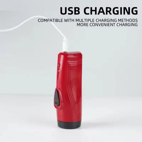 Torch Mini Flashlight Rechargeable 500mah Abs Plastic Body give