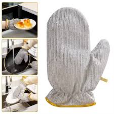 Multipurpose Wire Dishwashing Gloves – Wet & Dry Steel Cleaning Cloth.