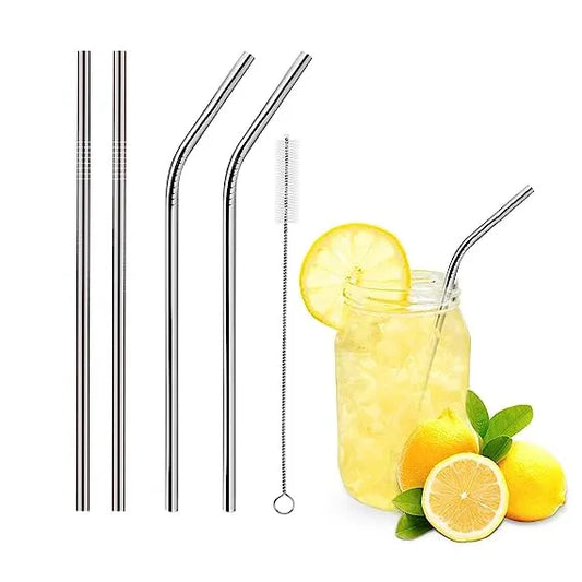 The Stainless Steel Straw 5 Pcs Pack
