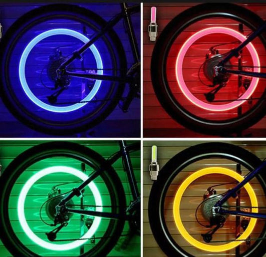 light sensor neon light for car wheel 4pcs