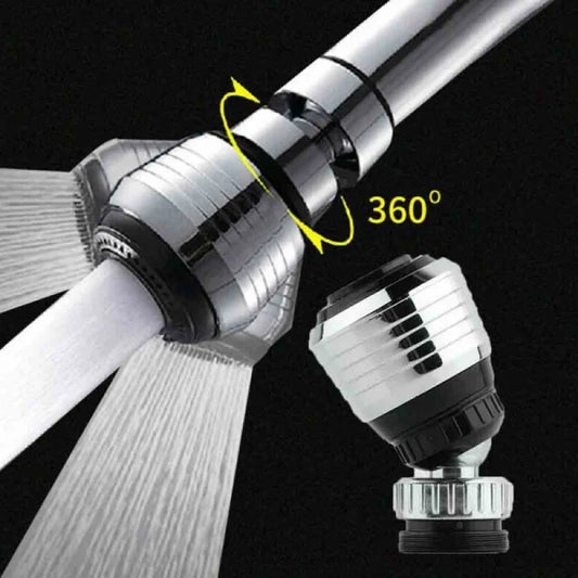 360° Rotating Kitchen Sink Faucet Sprayer with Water-Saving Aerator – Multi-Function Design