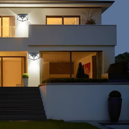Solar Interaction Light Wall Lamp For Outdoor Garden